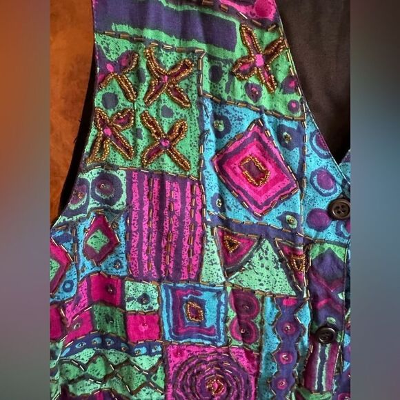 Unisex Beaded retro vest - Picture 4 of 6